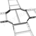 Cross Horizontal Ladder Bend radius 600, HDG