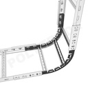 Vertical 90deg Inside Bend of Cable Ladder (Flexible), PG