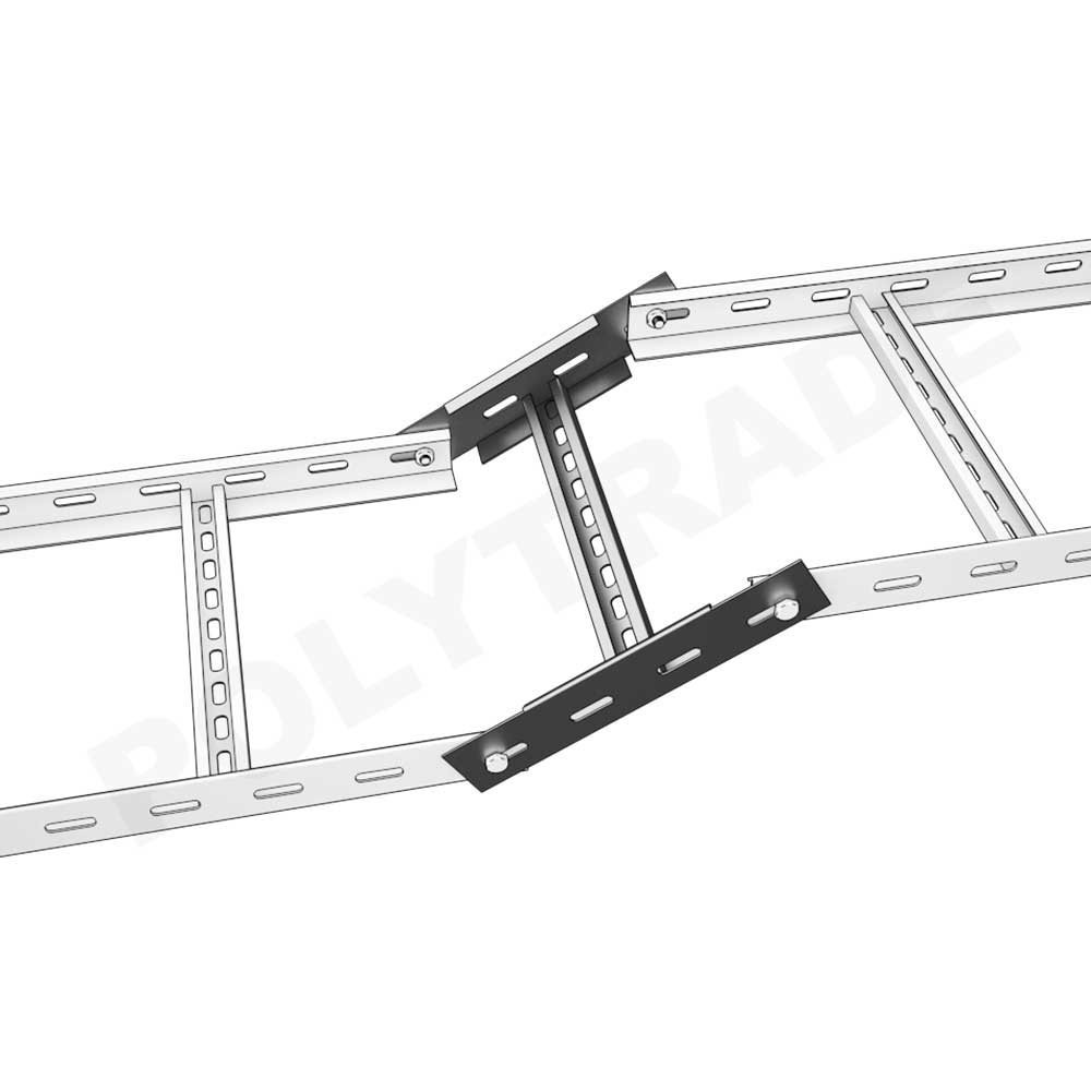 Modular Adjustable Riser Bend Ladder, HDG