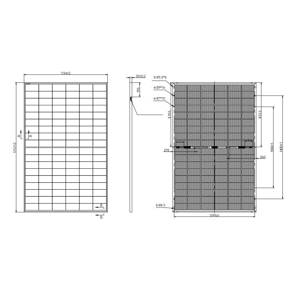 AIKO SOLAR, NEOSTAR 2S+54 AIKO-A470-MAH54Db , Standard Bifacial N-Type ABC 470Wp Solar Panel