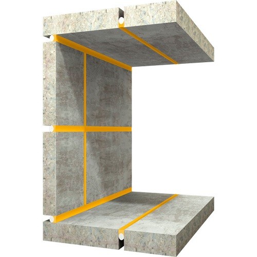 Sika Backer Rod Fire, Fire-Resistant Backing Rod for Joint Sealing, Interior & Exterior