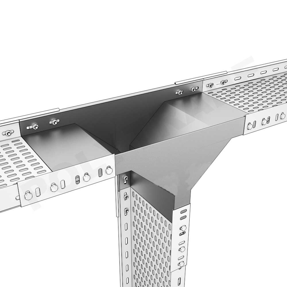 Vertical Tee Bend of Cable Tray from the Middle WRF, HDG