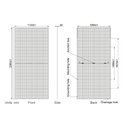 AE SOLAR, Meteor AE630CMER-132BDS, Black Bifacial n-Type TOPCon technology, Half-cut cells, 630Wp Solar Panel