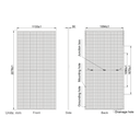 AE SOLAR, Horizon CMD-144BDS, Black Bifacial n-Type TOPCon technology, Half-cut cells, 570Wp Solar Panel