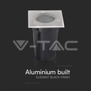 V-TAC 10375, Mini GU10 Floor Spot Square