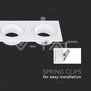 V-TAC 10299, GU10 Holder 3 Heads Iron + PC White