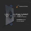 V-TAC 8937, GU10 Holder Square Black