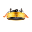 V-TAC 6697, GU10 Fitting Round Gold Frame Black Reflector