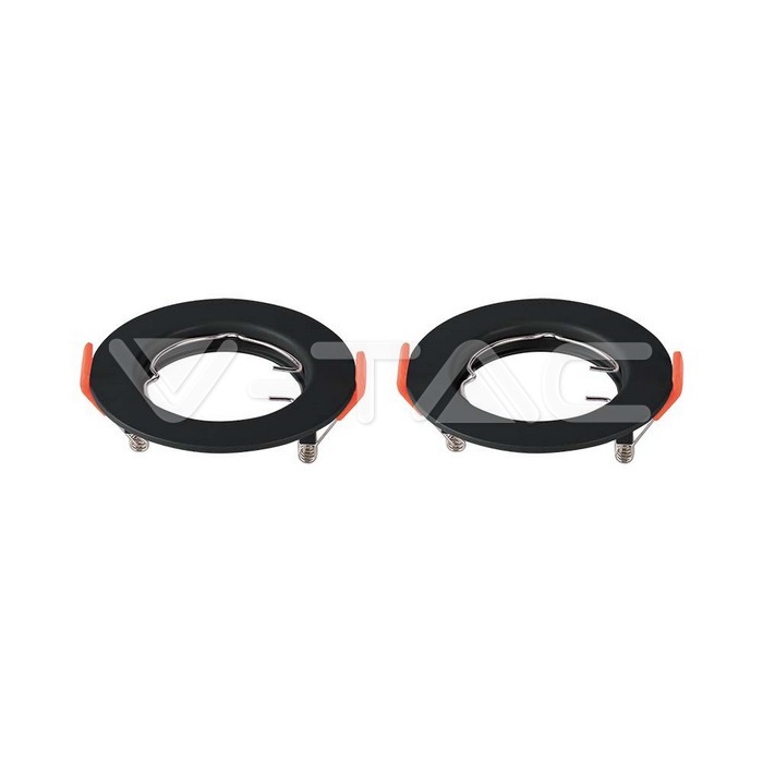 V-TAC 6641, GU10 Holder Round Black