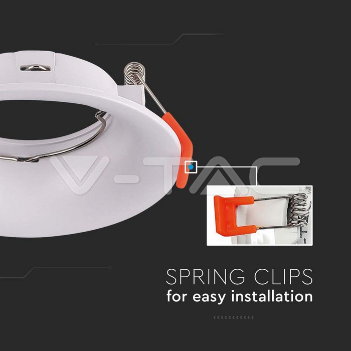 V-TAC 6632, GU10 Holder Round White