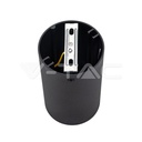 V-TAC 8996, GU10 Holder Round Black Gold