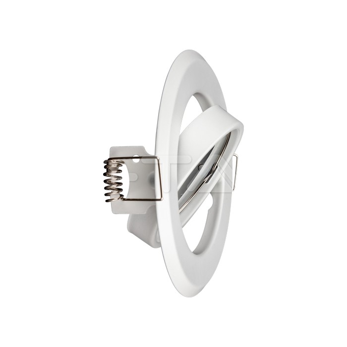 V-TAC 8938, GU10 Holder Round White (2 pcs/box)