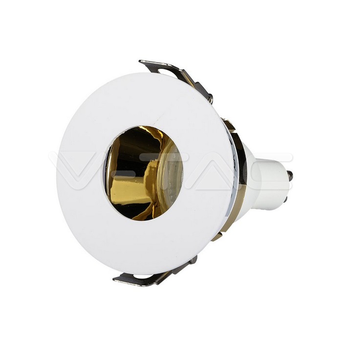 V-TAC 3158, GU10 Holder White Gold Round