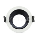 V-TAC 3153, GU10 Holder White Black Round