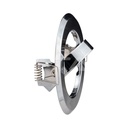 V-TAC 8940, GU10 Holder Round Chrome (2 pcs/box)