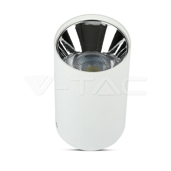 V-TAC 8590, GU10 Holder Round White & Chrome
