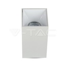 V-TAC 8583, GU10 Holder Square White & White