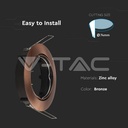 V-TAC 8580, GU10 Holder Round Adjustable Bronze