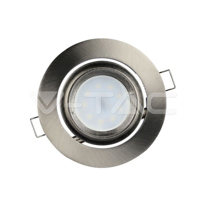 V-TAC 3690, GU10 Zoom Frame Satin Nickel