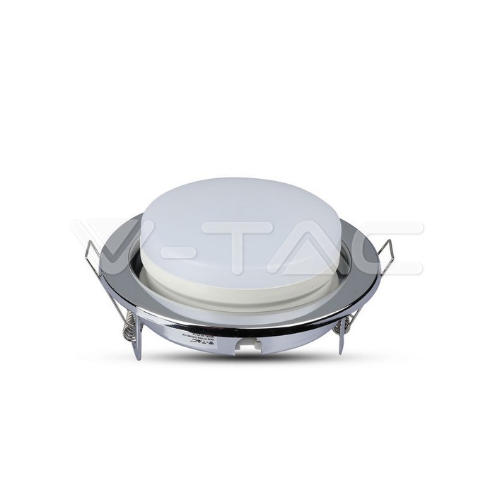 V-TAC 3677, GX53 Holder Round Chrome