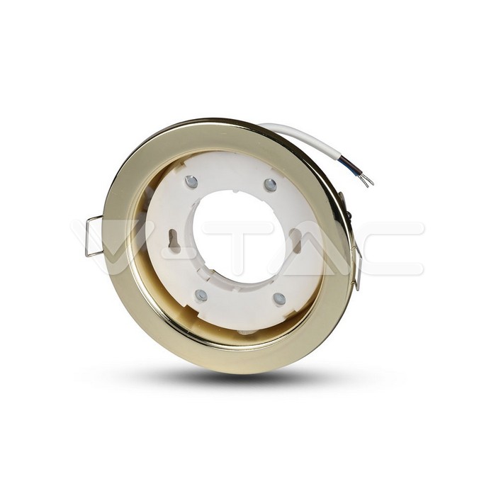 V-TAC 3676, GX53 Holder Round Gold