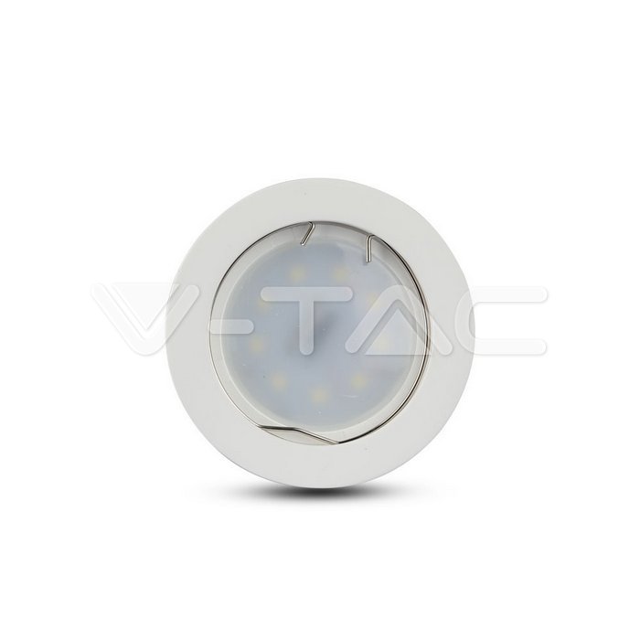 V-TAC 3665, GU10 Gypsum Frame Round White