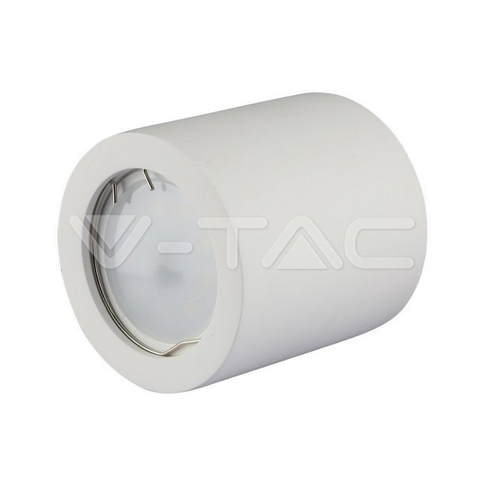 V-TAC 3665, GU10 Gypsum Frame Round White