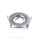 V-TAC 3644, GU10 Housing Round Silver Grey