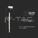 V-TAC 3620, GU10 Holder Cool White Silicone Wire