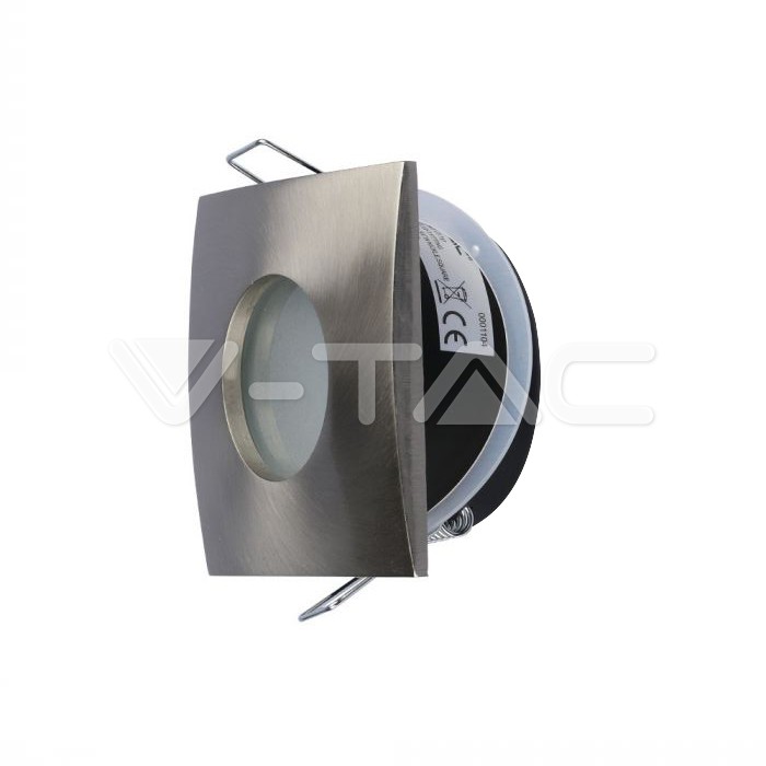 V-TAC 3616, GU10 Housing Square Nickel