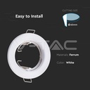 V-TAC 3584, GU10 Housing Round White
