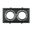 V-TAC 3582, 2x AR111 Housing Black