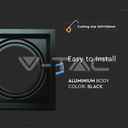 V-TAC 3581, 1x AR111 Housing Black