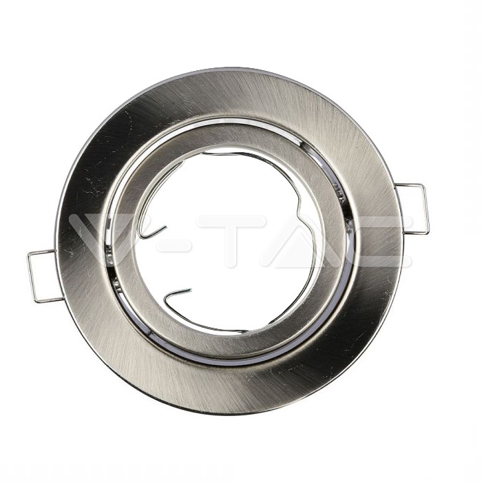 V-TAC 3470, GU10 Adjustable Housing Round Nickel