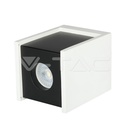 V-TAC 3140, GU10 Gypsum Surface Mounted Fitting Square Black Matte