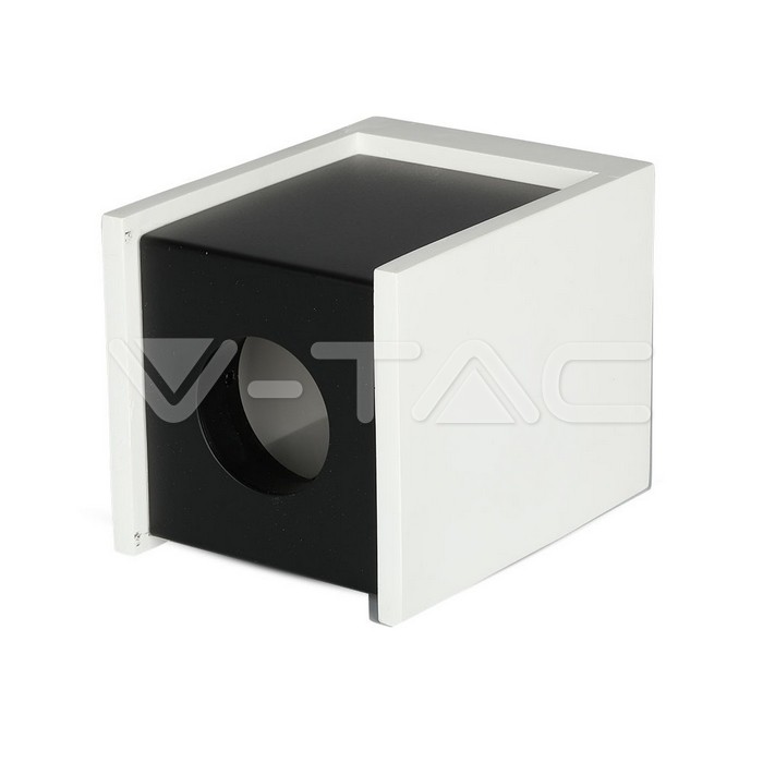 V-TAC 3140, GU10 Gypsum Surface Mounted Fitting Square Black Matte