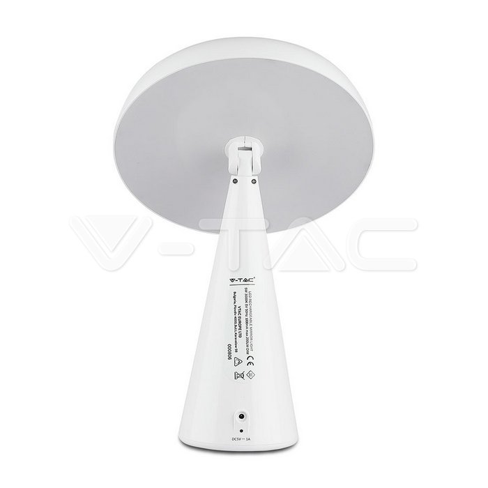 V-TAC 8670, 5W LED Lighted Mirror, Rechargeable, Dimmable, 3000K