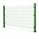 2D Wire Mesh Fence Panel, Galvanized, PVC Coated, 8/6/8 mm