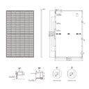 TALESUN Half-Cut Mono Perc TP7F60M-TP7F60M(H)-120-445W Solar Panel