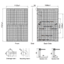 AE SOLAR, AE-CMD-108BDE, Black Bifacial Monocrystalline N Type half-cut cells 425Wp Solar Panel
