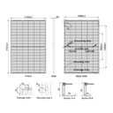 AE SOLAR, AE-MD-108BD, Standard Bifacial Monocrystalline PERC half-cut cells 395Wp Solar Panel
