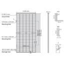 ASTRONERGY, CHSM72M-DG(F)-BH182-540W, Standard Bifacial Monocrystalline PERC half-cut cells 540Wp Solar Panel