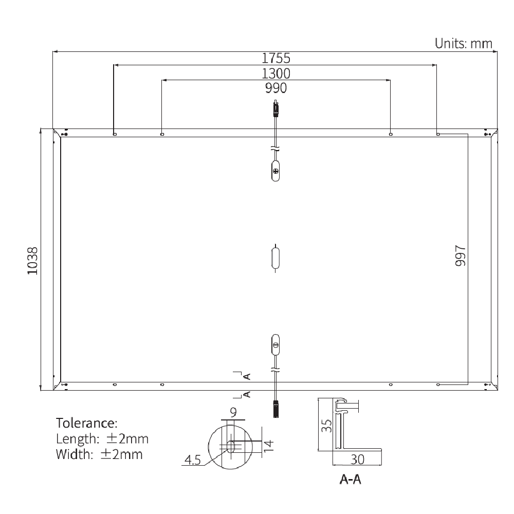 LONGI, LR4-60HPH-385W, Standard MonofacialMonocrystalline Half-cut Cell 385Wp