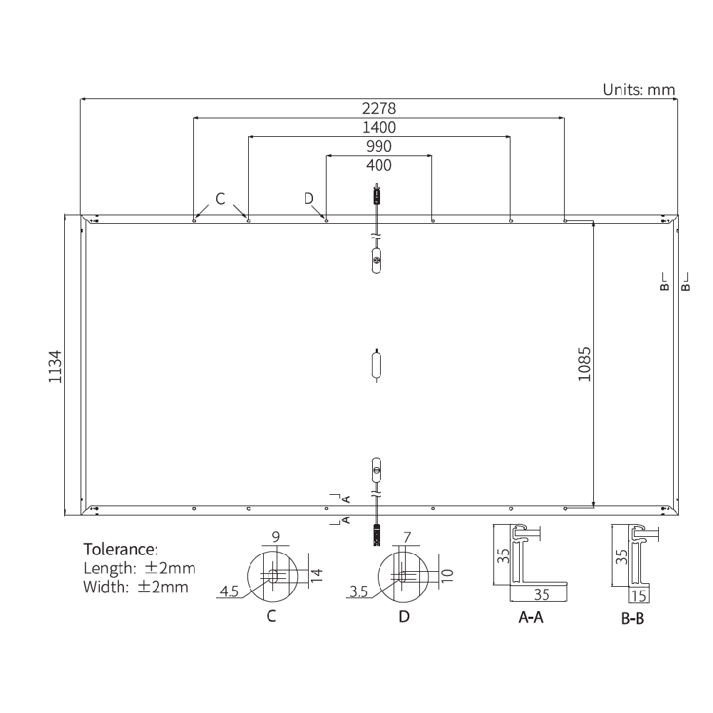 LONGI, LR5-72HTH-585W, Standard MonofacialMonocrystalline Half-cut Cell 585Wp
