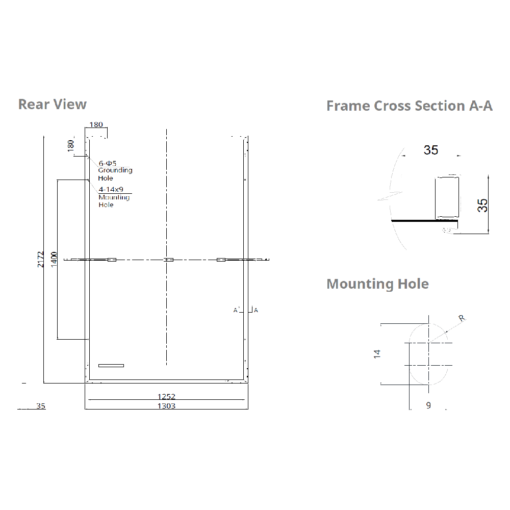 CANADIAN SOLAR, CS7L-605MS, Standard Monofacial Mono-crystalline Mono PERC 605Wp