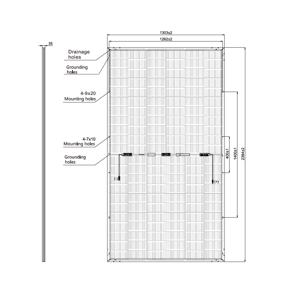 RISEN ENERGY, RSM132-8-670BMDG, Standard Bifacial Monocrystalline PERC half-cut cells 670Wp Solar Panel