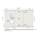 PANASONIC, EVPV380, Standard Monofacial Monocrystalline PERC half-cut cells 380Wp Solar Panel