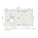 PANASONIC, EVPV370K, Standard Monofacial Monocrystalline PERC half-cut cells 370Wp Solar Panel