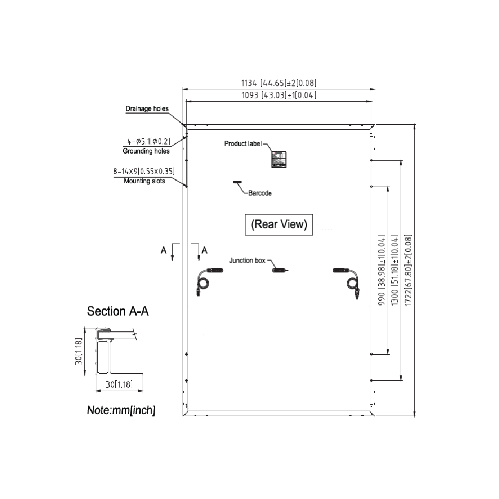 SUNTECH, STP390S-C54/Umhb, Standard Monofacial Monocrystalline MONO half-cut cells 390Wp Solar Panel