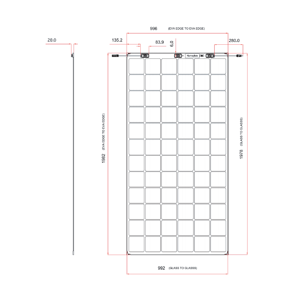 TRINA SOLAR, TSM-DEG14C(II), Standard Bifacial Monocrystalline 360Wp Solar Panel